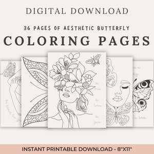 Printable Butterfly Coloring Pages