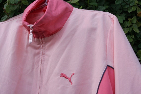 Puma Two-Toned Baby Pink Windbreaker