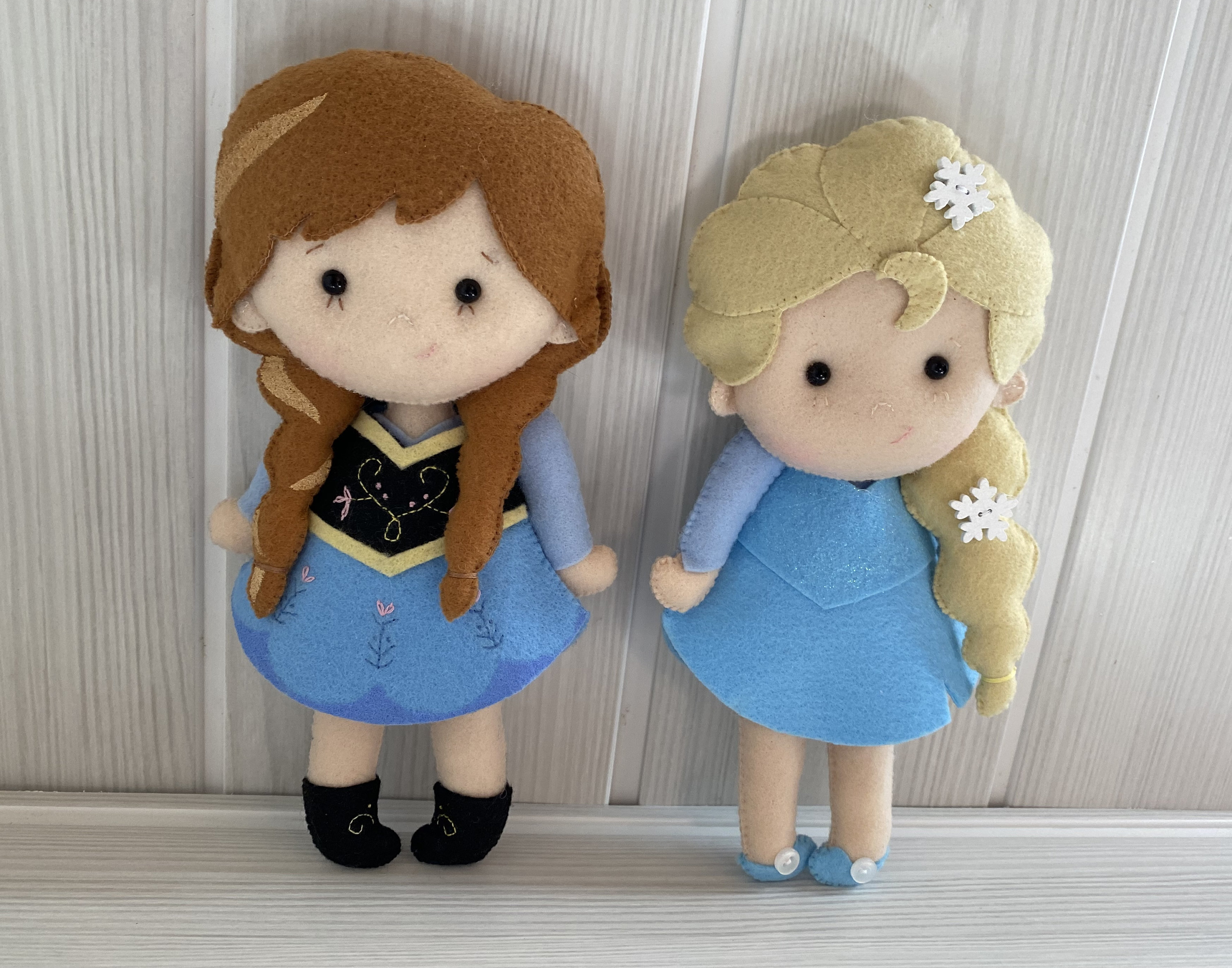 Poupée Princesse , Princesse en Feutrine, Décoration, Déco Poupée Feutrine Feutre, Cadeau Enfant