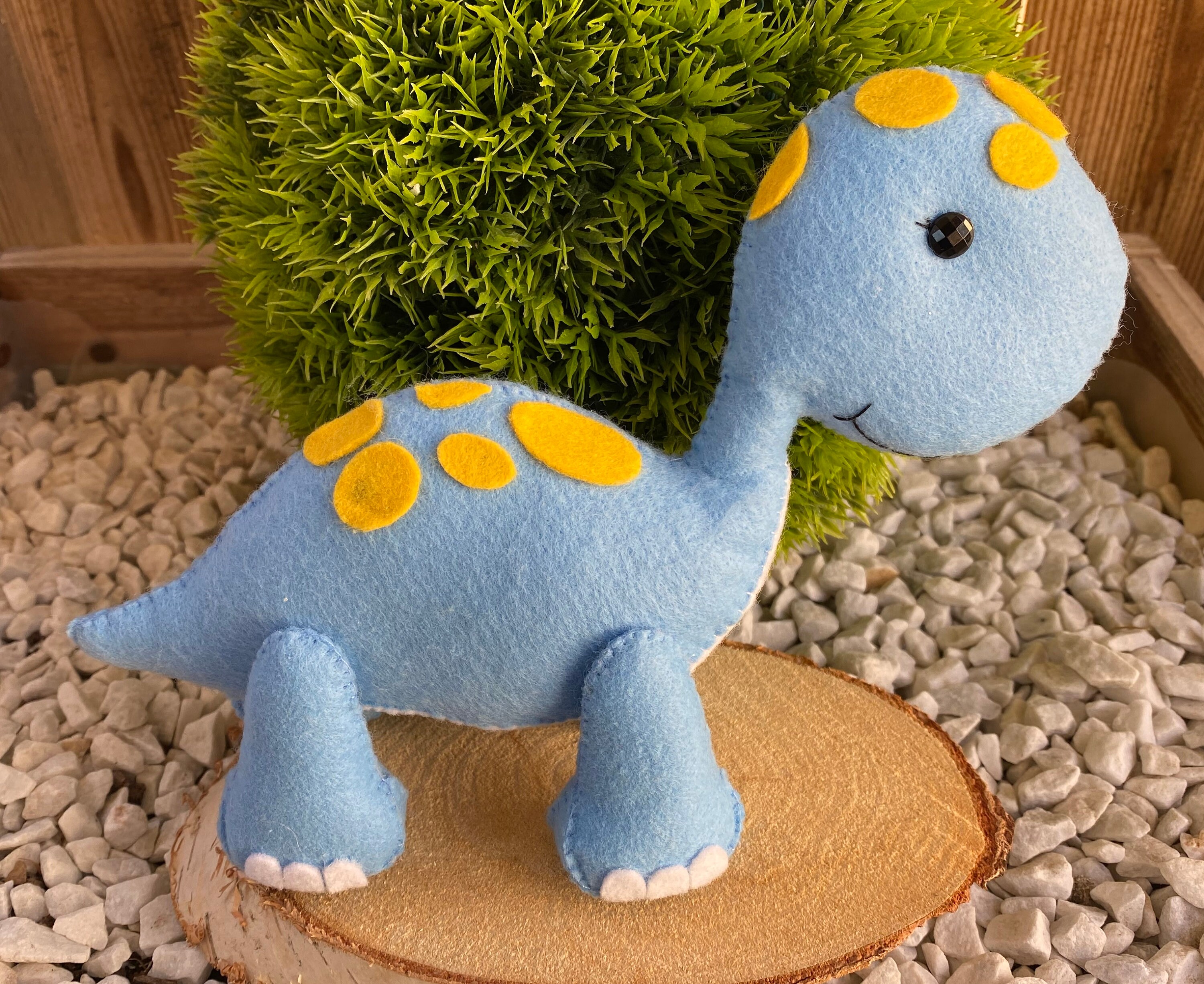 Dinosaure Feutrine , Décoration, Déco Feutrine, Animaux en Dinosaure Feutre, Peluche, Cadeau Dinosau