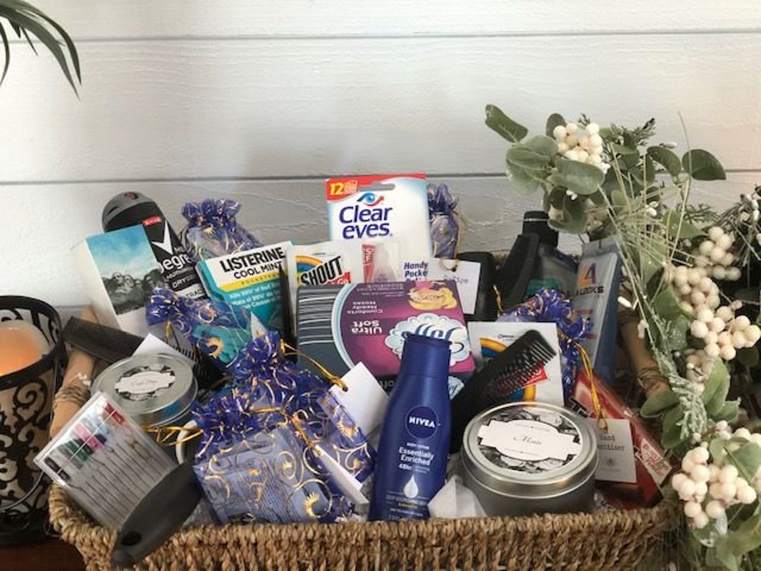 Wedding Day Reception Amenity Basket Wedding Bathroom Basket Etsy