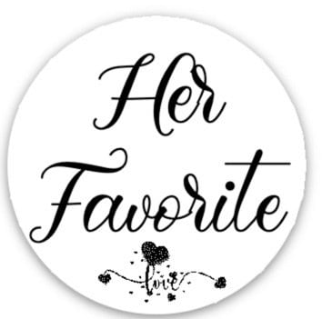 His and Her Favorite Labels and Favor Bags || Hotel Guests, Wedding Guests and Shower Favors - Thumbnail 3