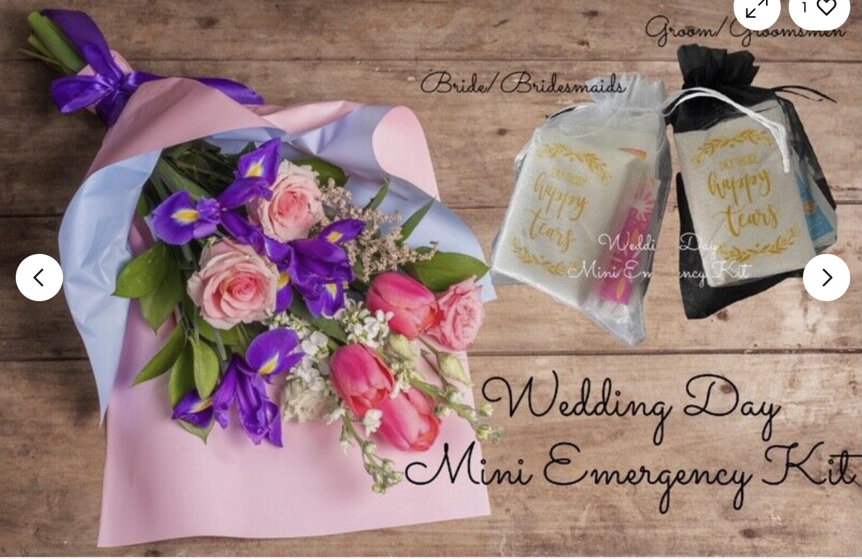 Wedding Day Survival Kit for Brides|Bridesmaids|Groom|Groomsmen Wedding Kit - Party Favors - Thumbnail 4