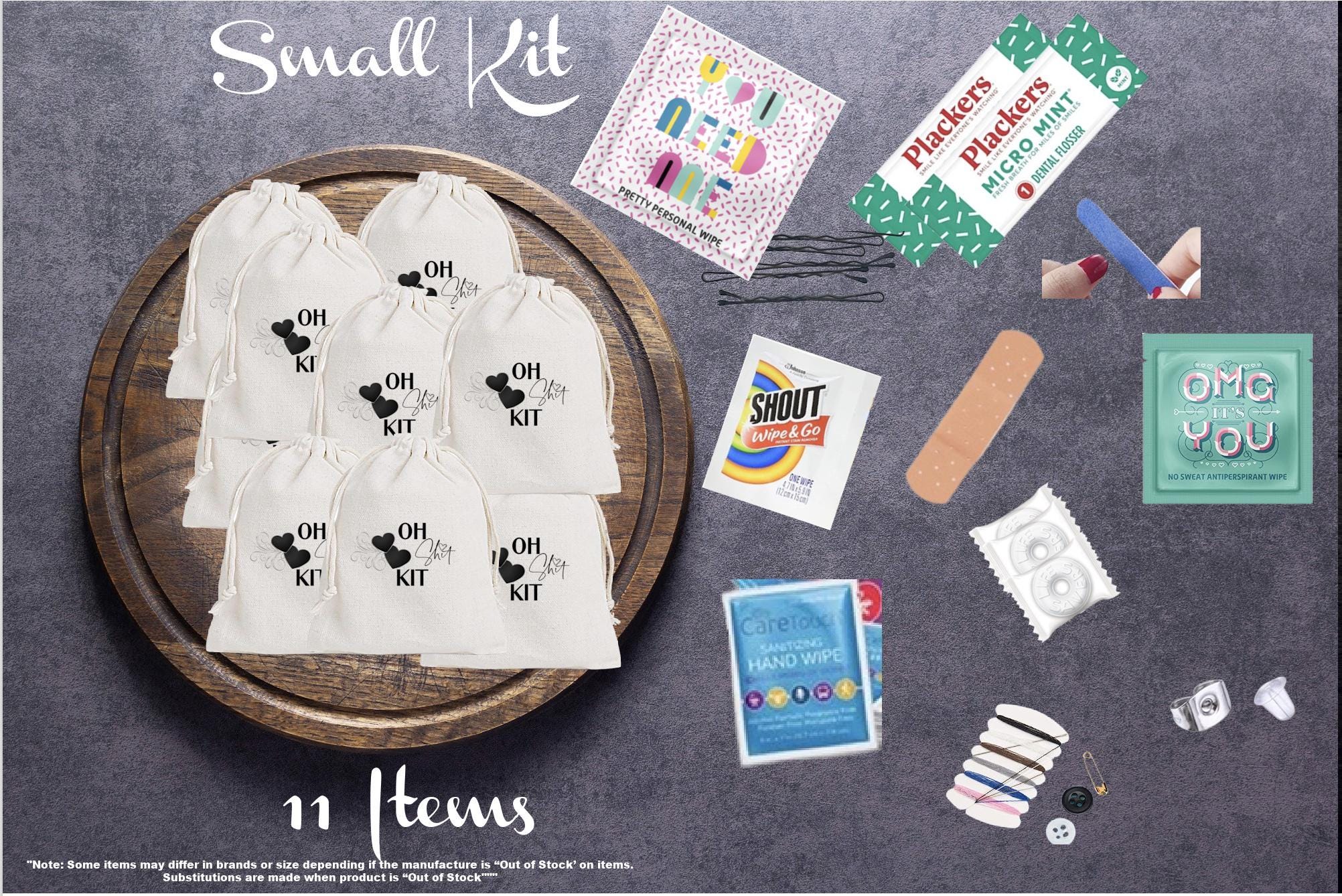 Wedding Emergency Kit - Bride/Bridesmaids  | Day of Wedding Emergency Kit | Bridal Party Kit | Wedding Bag | Wedding Day Bag - Thumbnail 2