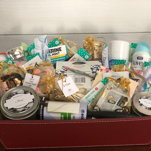 Wedding Bathroom Basket Etsy