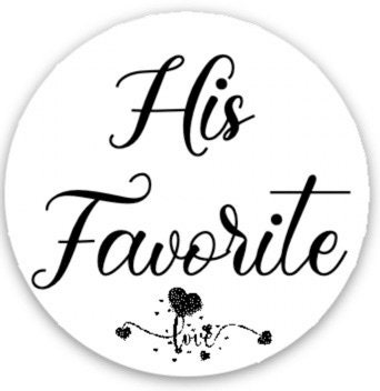 His and Her Favorite Labels and Favor Bags || Hotel Guests, Wedding Guests and Shower Favors - Thumbnail 4