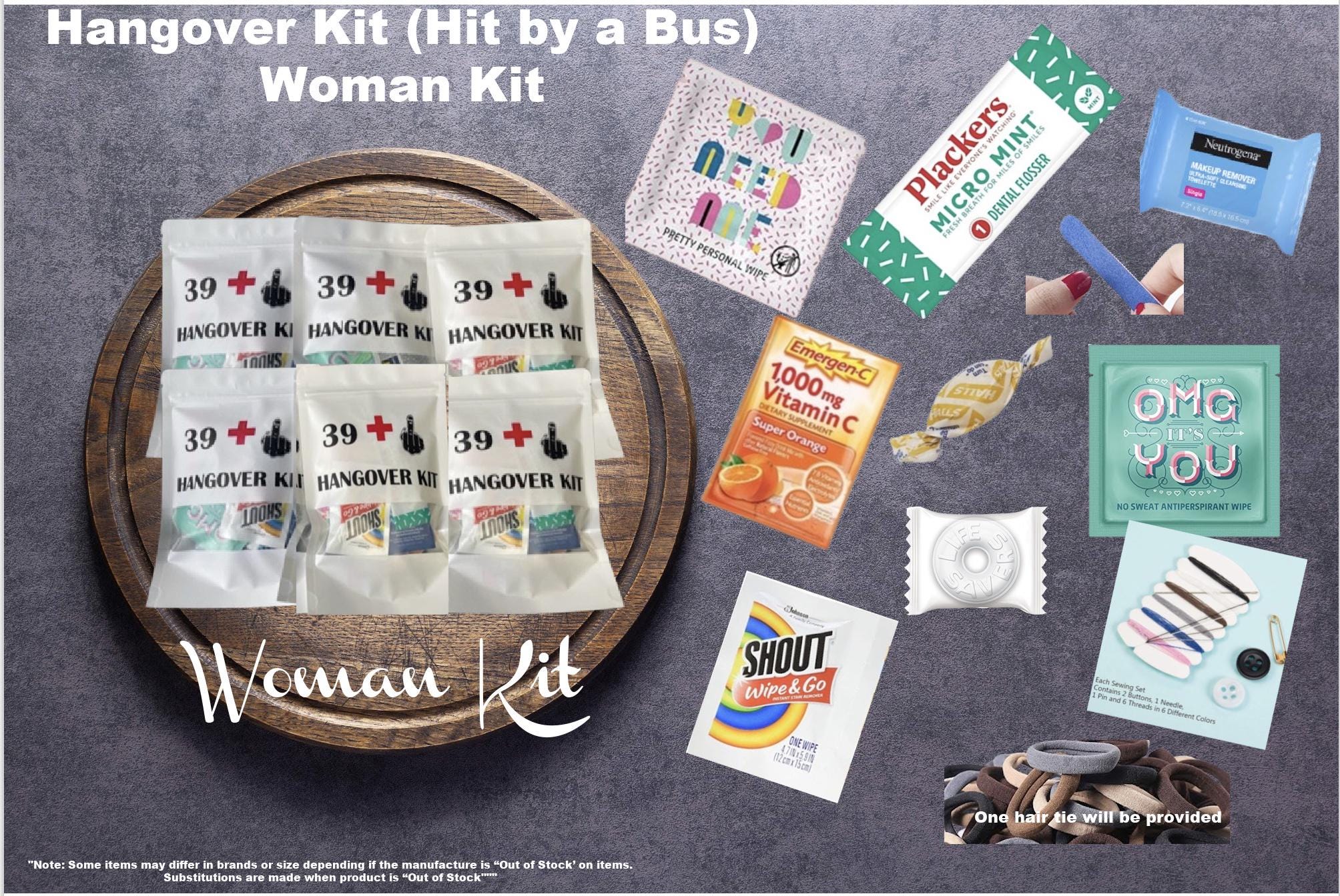 Turning 40 - 40th Birthday Favor Bags - 40th Birthday Favors - Favor Bags - Milestone Birthday  - Party Favors - 40th Hangover Kits - Thumbnail 3