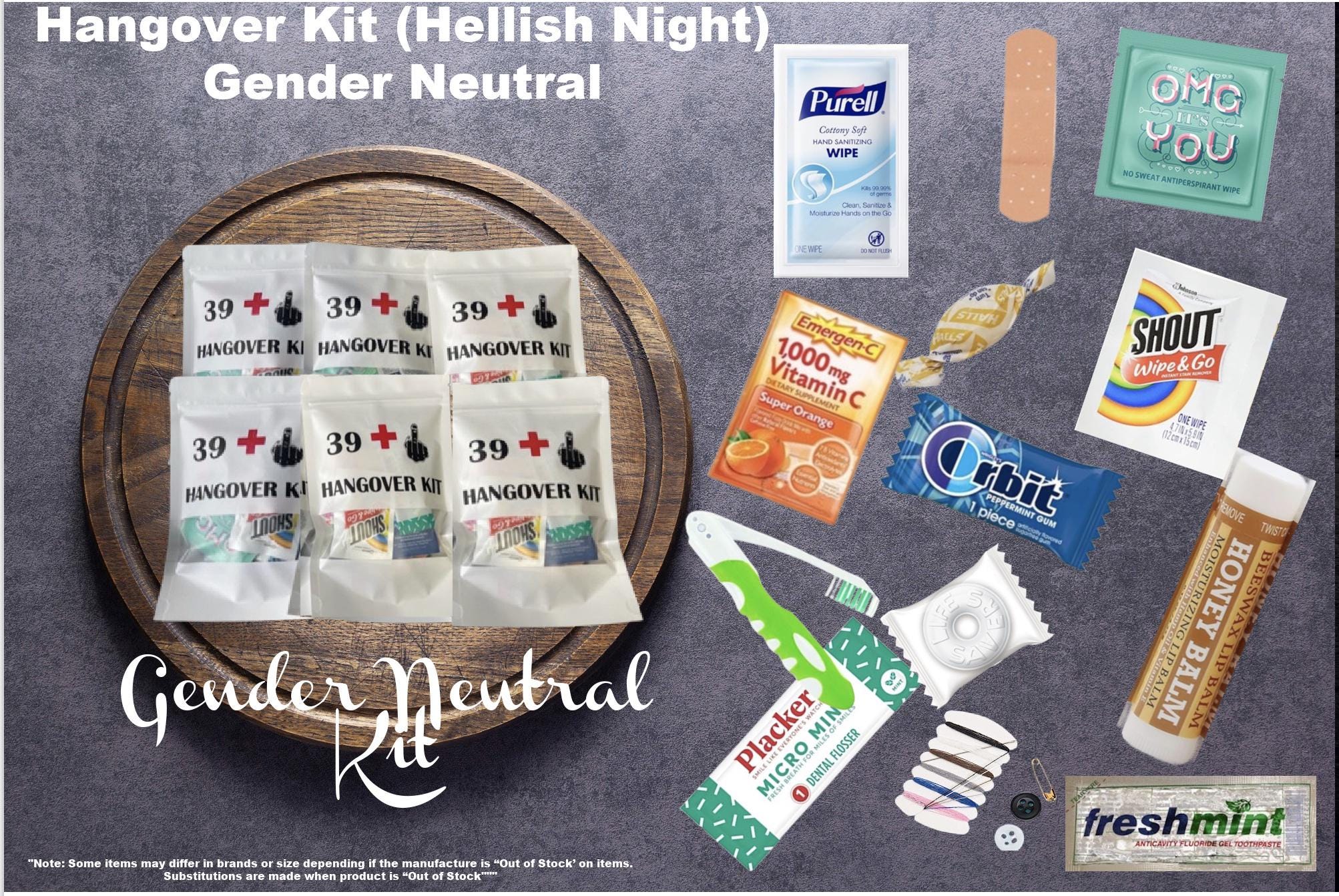 Turning 40 - 40th Birthday Favor Bags - 40th Birthday Favors - Favor Bags - Milestone Birthday  - Party Favors - 40th Hangover Kits