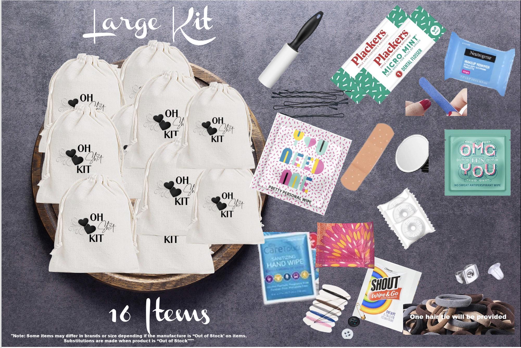 Wedding Emergency Kit - Bride/Bridesmaids  | Day of Wedding Emergency Kit | Bridal Party Kit | Wedding Bag | Wedding Day Bag