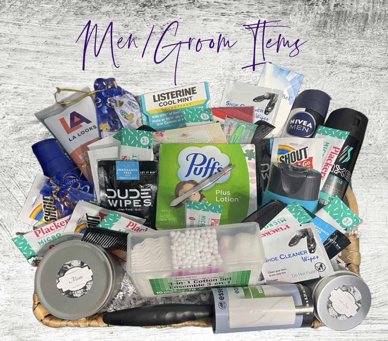 Wedding Basket for Bathroom Fillers for Any Event: Fillers, Guest Room, Essentials, Hospitality, Amenities Wedding and Shower Gifts - Thumbnail 2