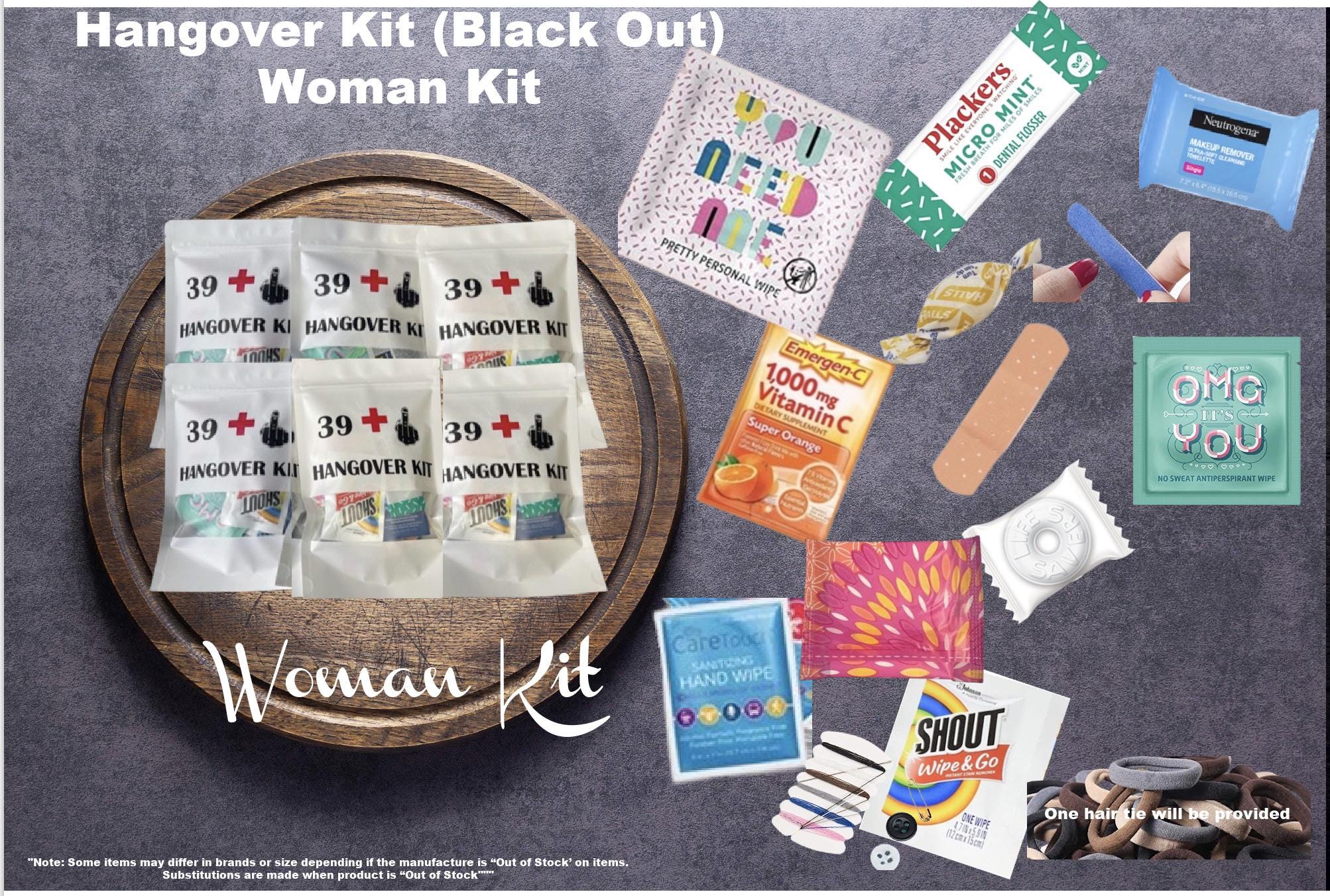 Turning 40 - 40th Birthday Favor Bags - 40th Birthday Favors - Favor Bags - Milestone Birthday  - Party Favors - 40th Hangover Kits - Thumbnail 5