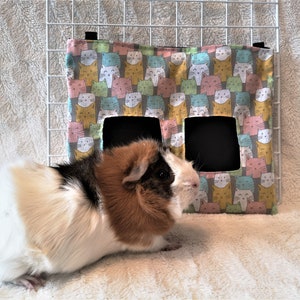 Colorful Cats Hay Bag: Guinea Pig, Rabbit, Chinchilla Hay Feeder