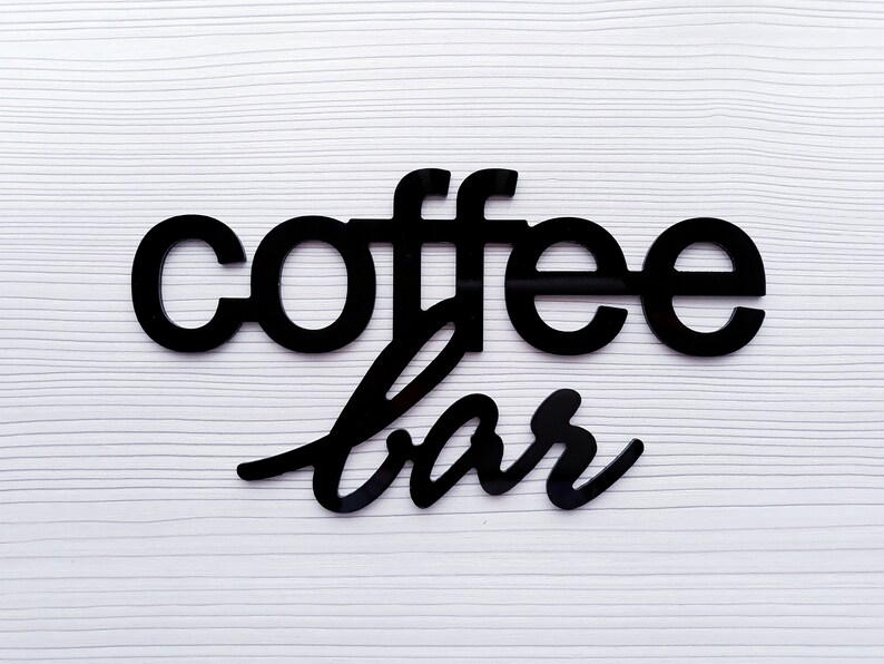 Coffee bar sign metal,Coffee sings house decor,Wall Hangings Signs metal decor Coffeebar,house sign Coffee,sign Coffee bar metal gift image 1