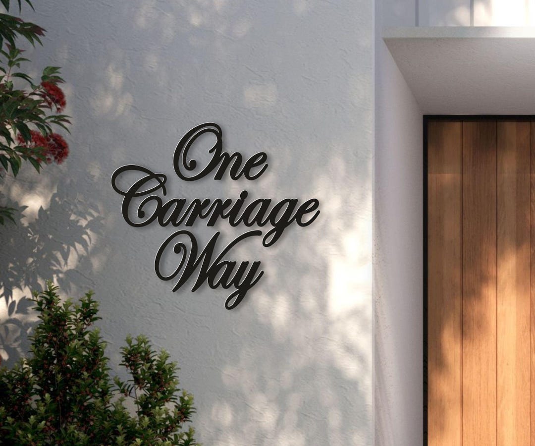 Cursive Address Numbers Script Address Signs, Caligraphic House Numbers, Custom House Numbers ...