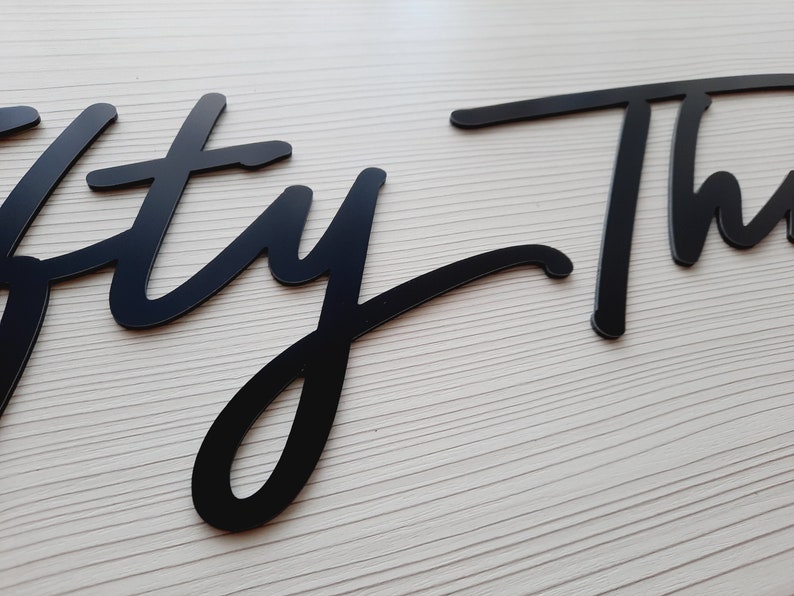 Script Address Sign ,script House Numbers, Custom House Numbers Sign ...