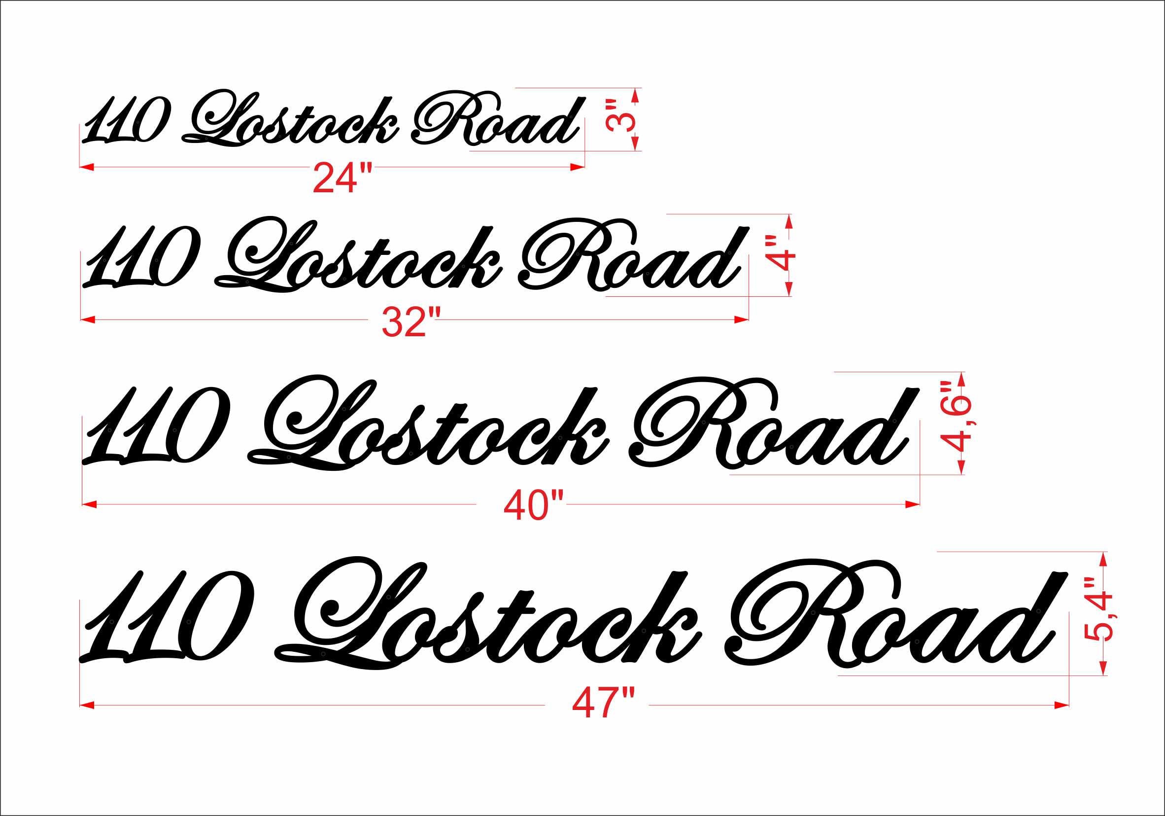 Script Address Sign script House Numbers Custom House Etsy