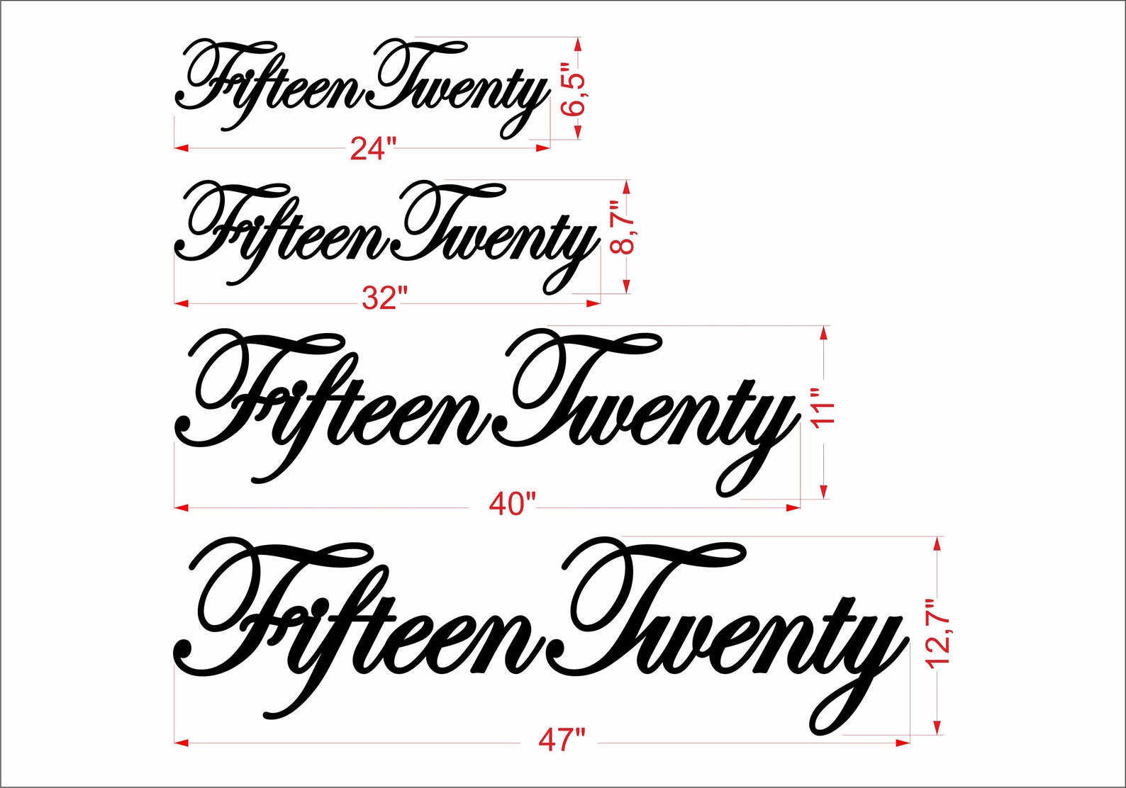 Script Address Sign Metal,script House Numbers,custom House Numbers ...