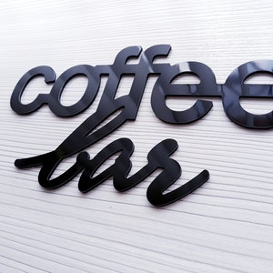 Coffee bar sign metal,Coffee sings house decor,Wall Hangings Signs metal decor Coffeebar,house sign Coffee,sign Coffee bar metal gift image 5