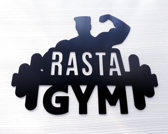 Custom Gym Sign,Personalized Home Gym Sign,Custom Metal Gym Sign,Home Gym Sign,fitness Sign,Home decor sign metal wall,GYM name gift