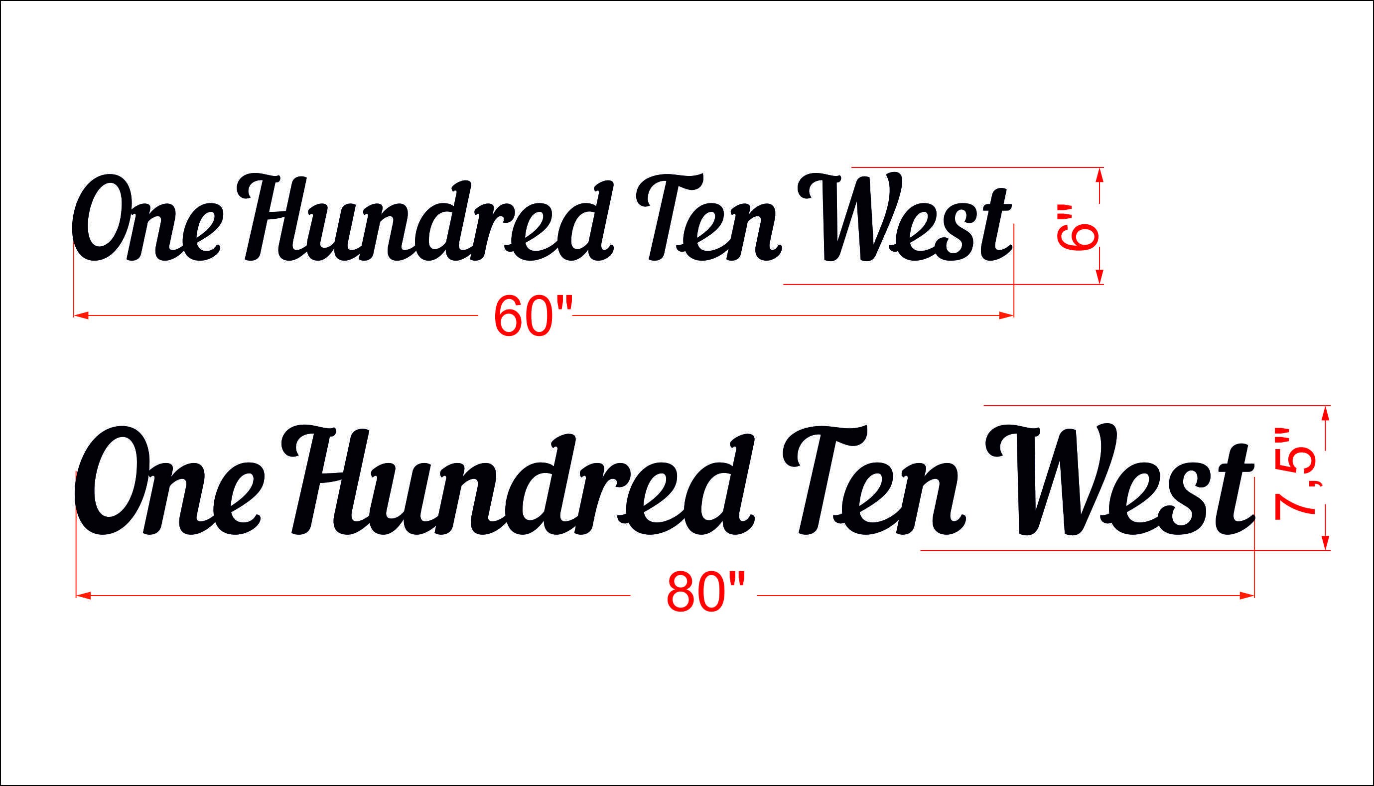 Script Address Sign Etsy