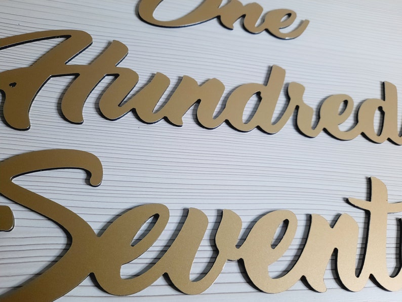 Address Script Sign Metal Custom House Numbers Sign Cursive Etsy