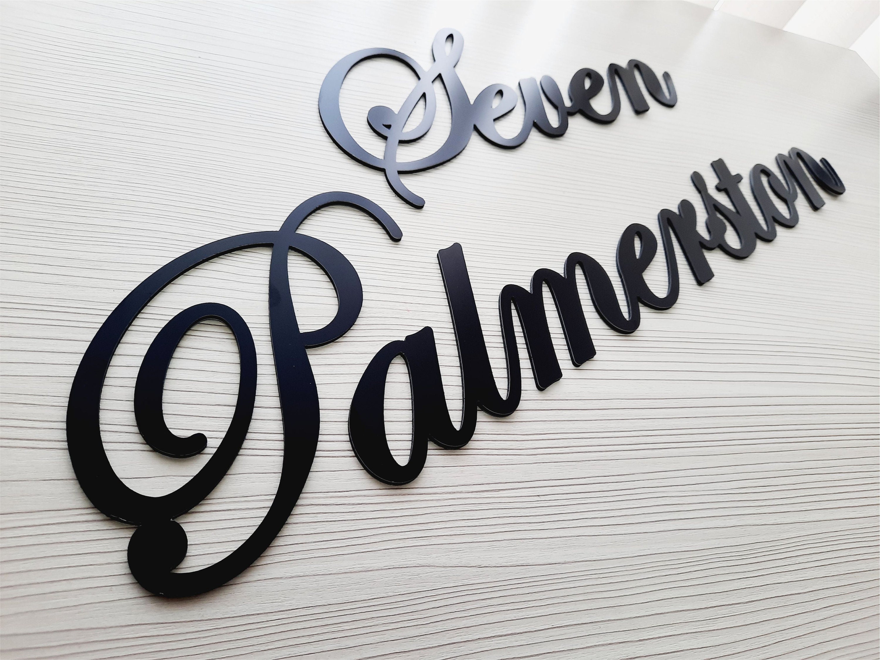 Script Address Sign ,script House Numbers, Custom House Numbers Sign ...