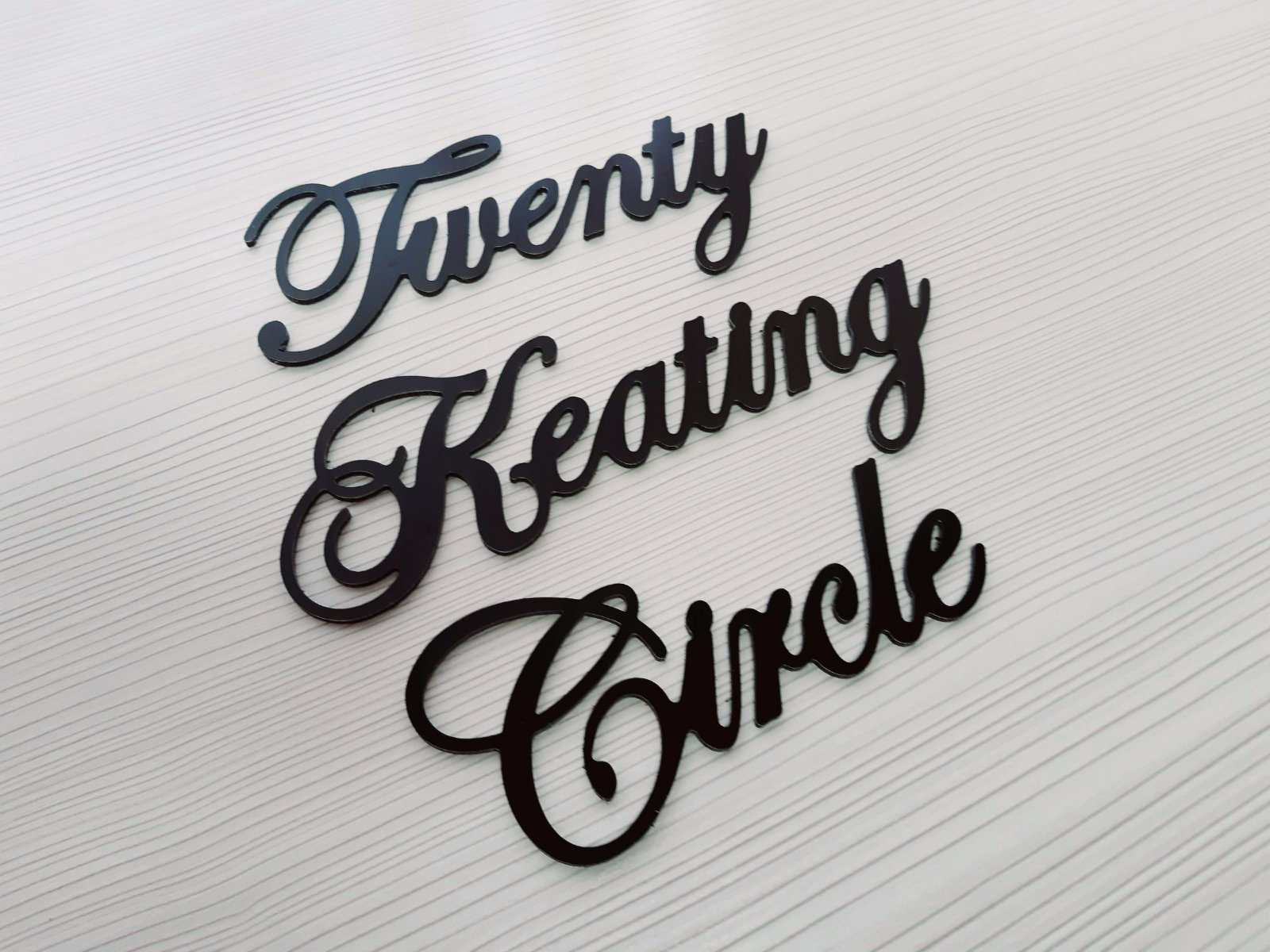 Script Address Sign Metal,script House Numbers,custom House Numbers ...