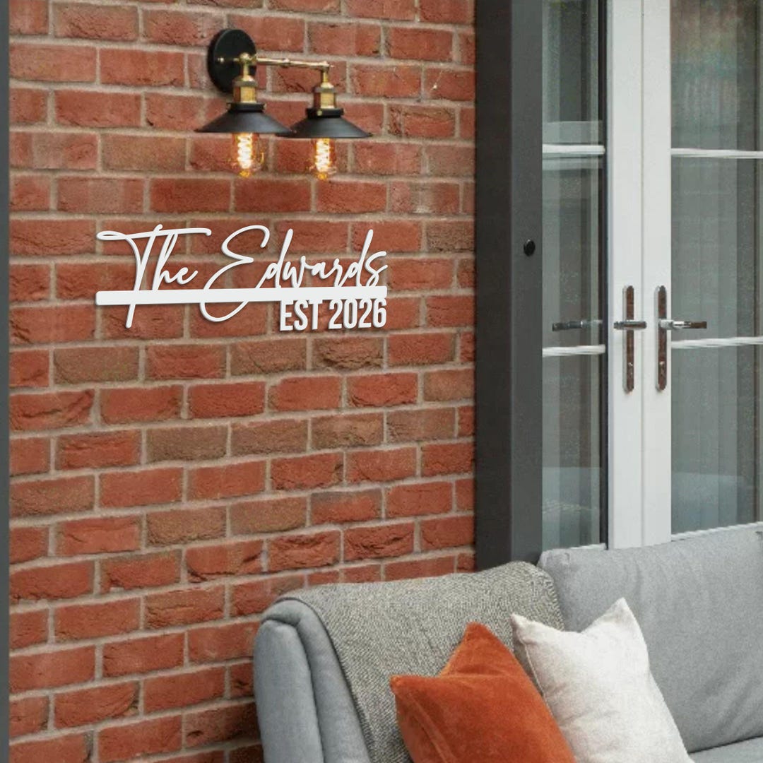Family Sign, Custom Family Sign, Personalized Last Name, Wedding Sign ...