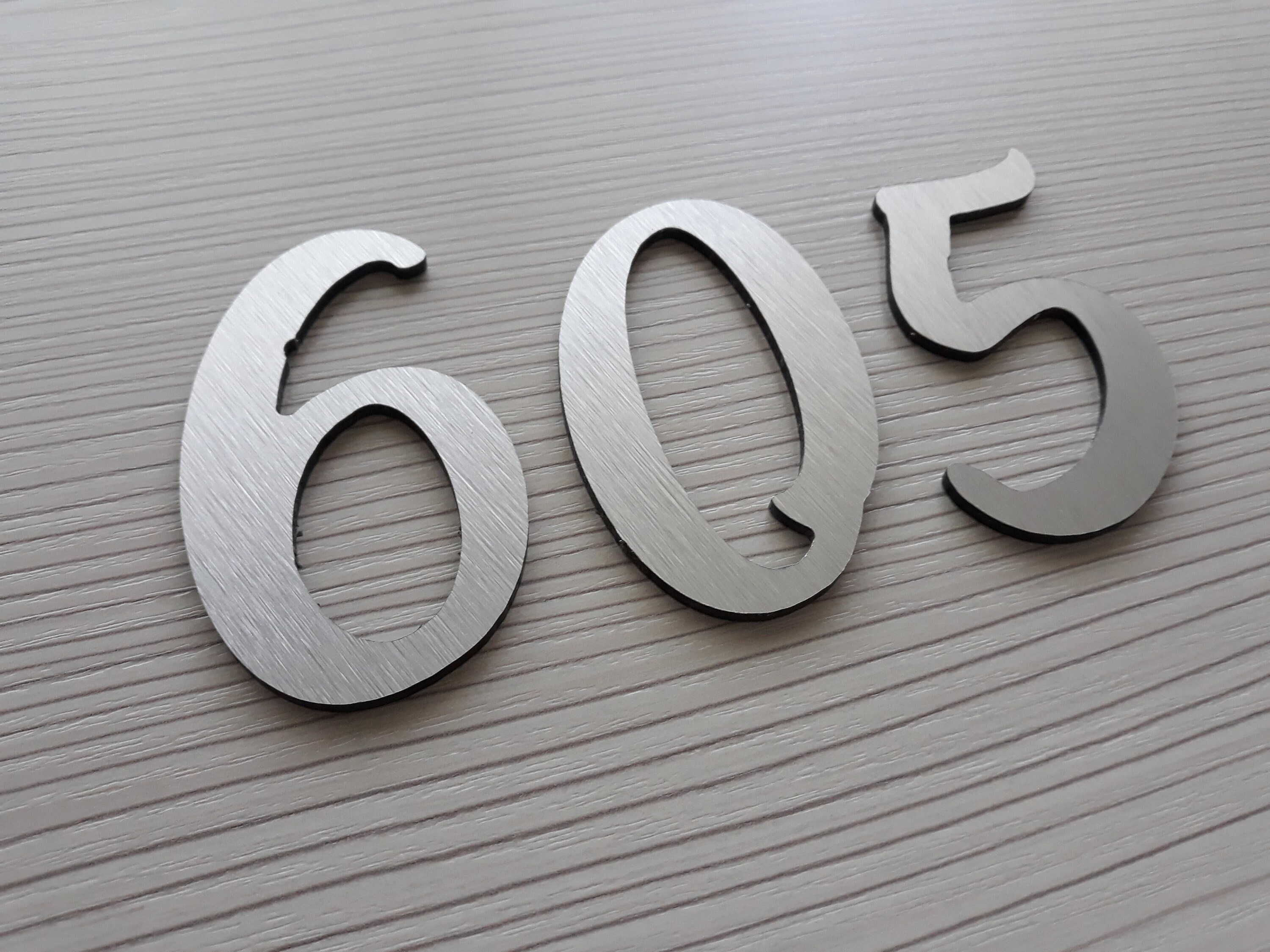 Metal house numbers script, house number sign, metal aluminum address, Custom numbers  or letters house signs, Address Signs