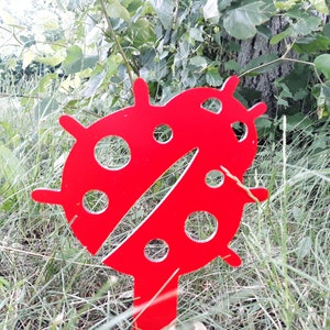 Ladybug metal, Garden metal sign ladybug, ladybug garden decor, gift for garden decor, metal ladybug, metal lady-beetle