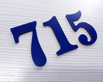 House numbers METAL sign,metal aluminum address, Custom numbers  or letters house signs, Address Signs gold
