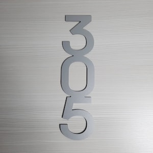 Outdoor Signs House numbers vertical, house number vertical gift mettal,house address plaque Metal,sign Personalized Address Plaque Custom