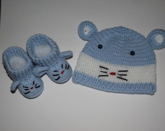 Layette Bebe Bonnet Chaussons Laine Etsy Layette Bebe Bonnet Chaussons Laine Etsy