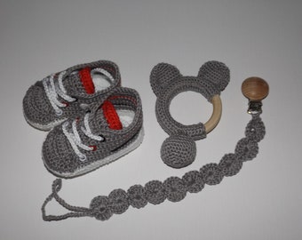 Chausson Bebe Au Crochet Etsy