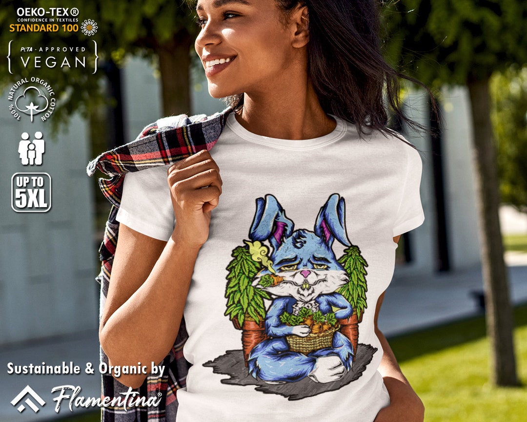 Buzz Shirts Maglietta Uomo Ganja Gangster – Cotone Organico Bio, Stampa Con Inchiostri Vegetali, Vestibilità Hipster, Taglie Dalla S Alla XXXL