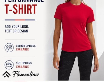 Personalised Women's Performance T-Shirt | Custom Logo or Text Print | Ladies Sports Training Top | TriDri Activewear | Custom Team Shirt