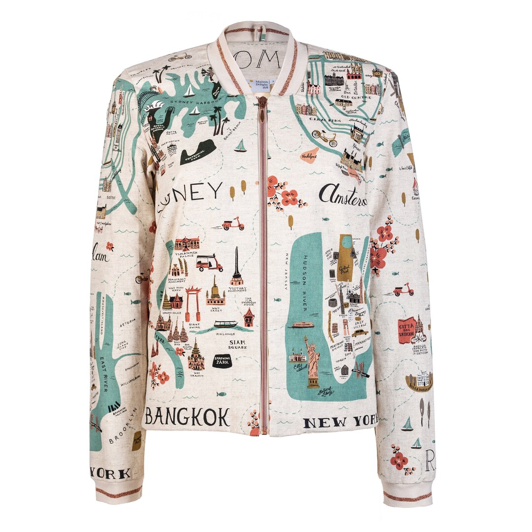 City Maps - Women's Jacket - Etsy