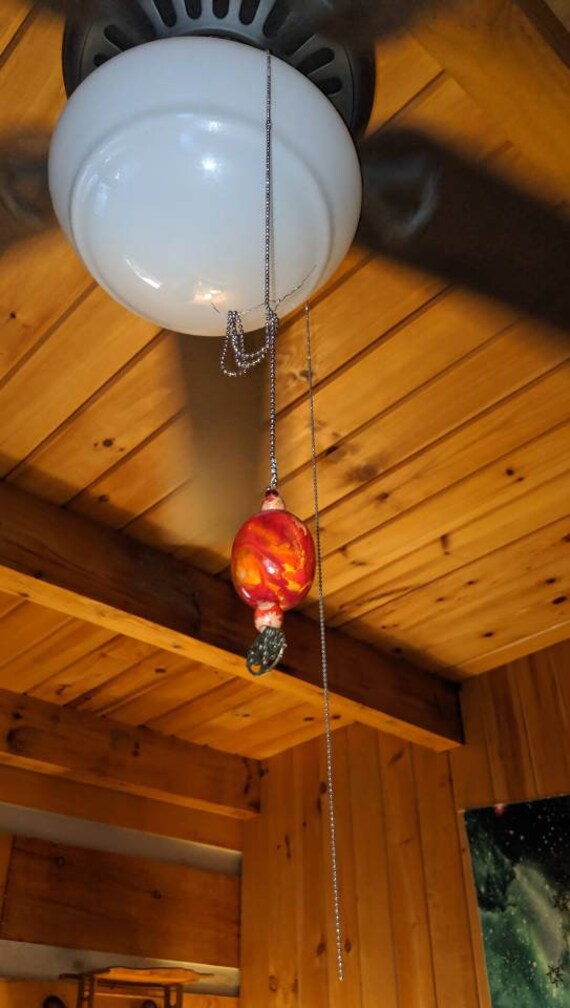 Ceiling Fan Chain Extender Ornament Rearview Mirror Decor Etsy