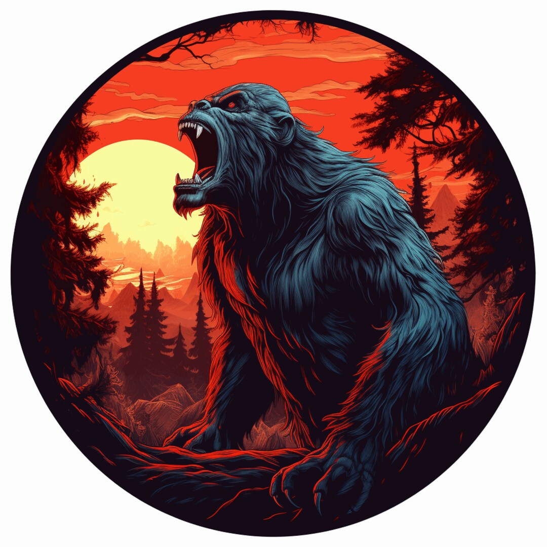 Howling Werewolf Sticker Decal Halloween Vinyl Stickers Etsy