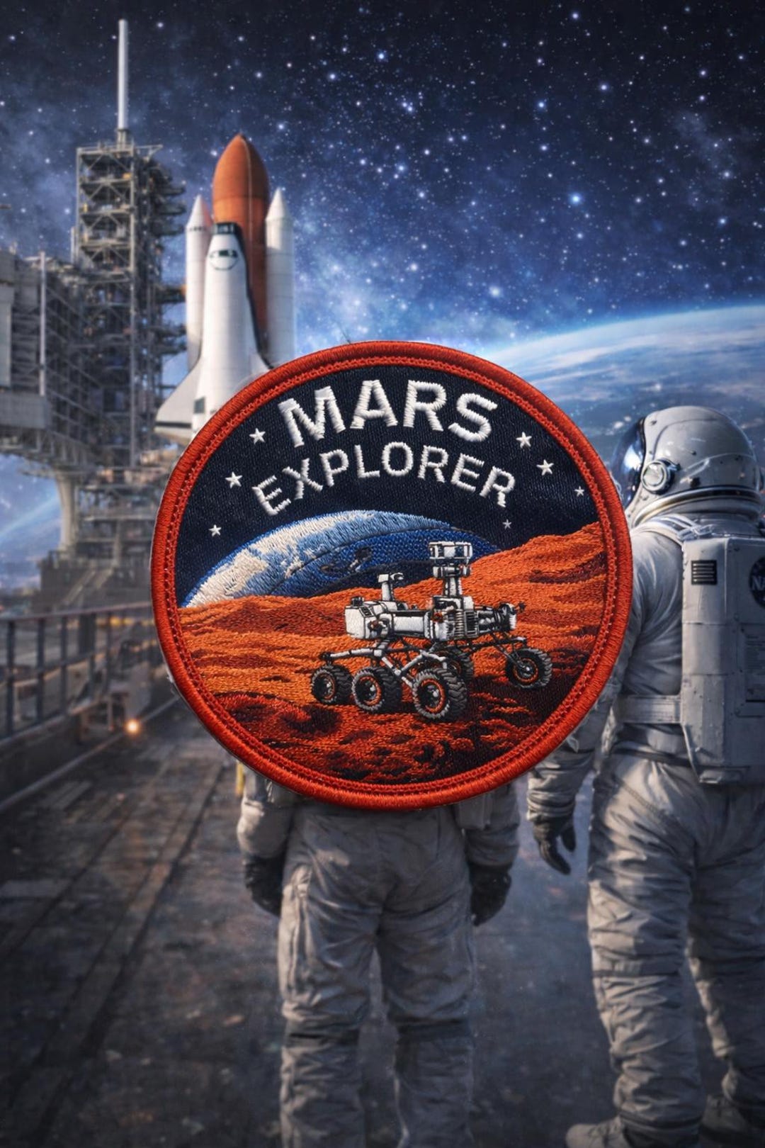 Curiosity Rover Patch Mars Explorer Patch/iron-on Patch/red Planet/nasa/sci-fi Space Gift ...