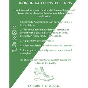 Parche de búfalo, parche con nombre, parche termoadhesivo personalizado, regalos para exteriores, insignia de animal salvaje, aplique bordado para coser en ropa, chalecos, sombreros y mochilas. imagen 12