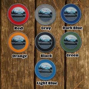Lake Norman Patch/Iron-On Patch/North Carolina Souvenir Gift/Fishing Fish/Embroidered Sew-On Applique for Clothing Vest/Jacket Hats Backpack image 5