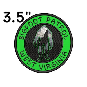 Winks for Days Bigfoot Sasquatch Embroidered Iron-On Patch