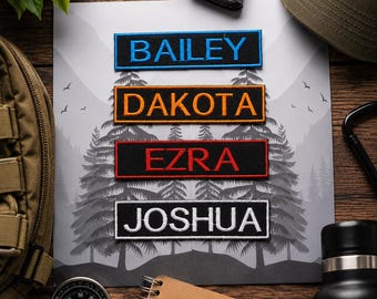 Etichetta con nome personalizzata da stirare, toppa personalizzata da stirare, etichetta con nome personalizzata da stirare, toppa ricamata per cappello, etichetta con nome vintage personalizzata da stirare