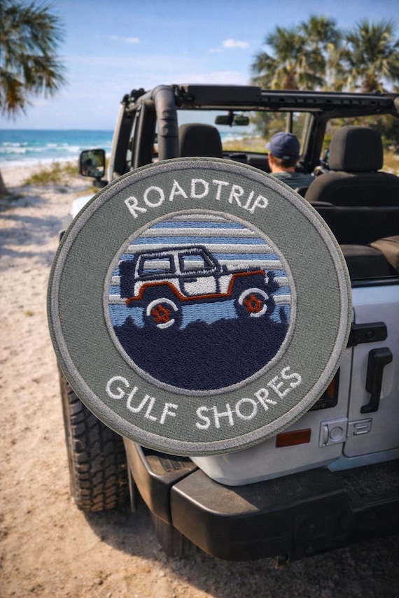 Jeep Embroidered Iron-On Patch – 4x4 / Off-Road / Camping Accessory - View #3