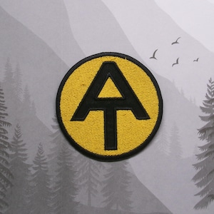 Iron On Appalachian Trail Patch, Embroidered Hiking Badge for Backpack Jacket, AT Logo Gift, National Scenic Trail Patch, Camping Wilderness