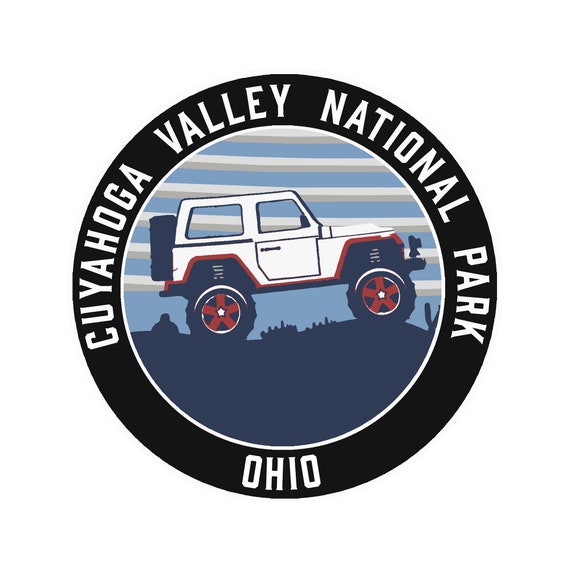 Cuyahoga Valley National Park vinilo calcomanía coche camión ventana  parachoques gráficos pegatina aplique interior exterior 4x4 SUV todoterreno  -  España