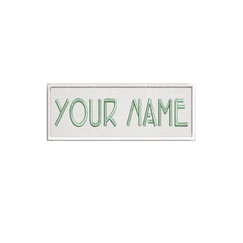 Embroidered Name Tape Personalized Custom Name Tapes Patch Etsy