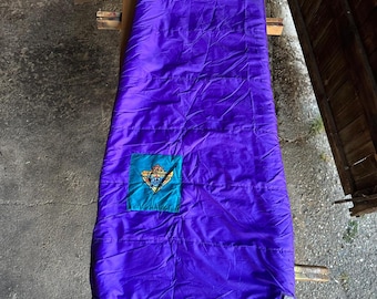 Vintage Jack Wolfskin Kids Sleeping Bag – 1990s  – Retro Outdoor Camping Gear