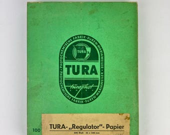 Vintage Turaphot TURA Regulator Photo Paper BN1 – Darkroom Photographic Paper